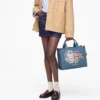 A.P.C. X Marc Jacobs Denim Orta Boy Tote Bag A.P.C. X Marc Jacobs Denim Orta Boy Tote Bag