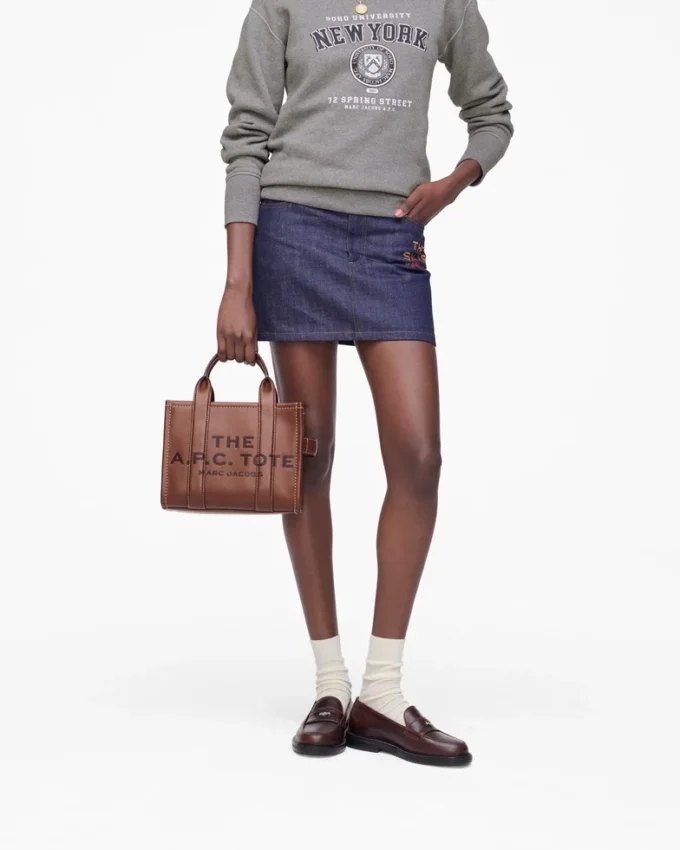 A.P.C. X Marc Jacobs Deri Küçük Tote Bag