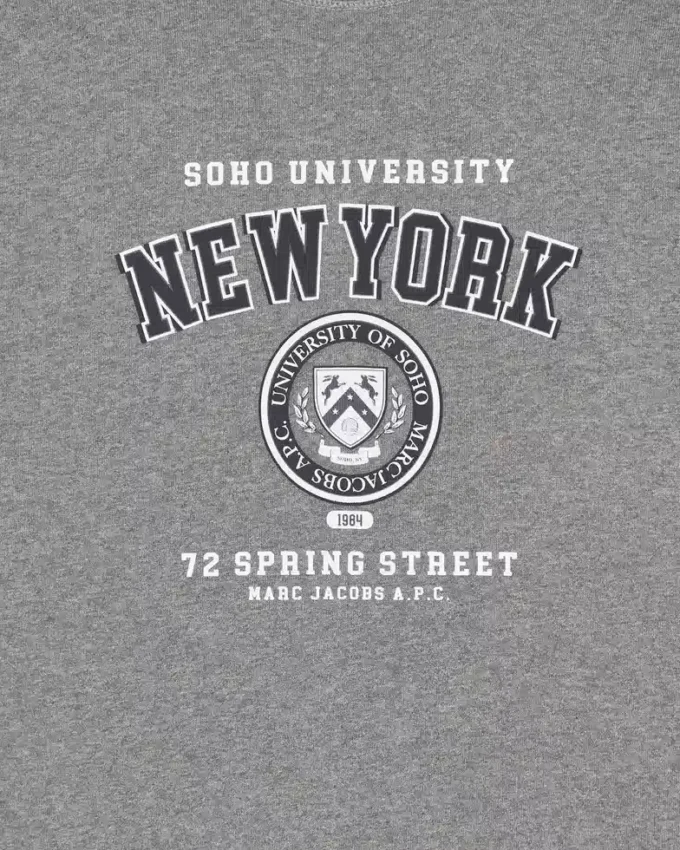 A.P.C. X Marc Jacobs Shrunken Ny Crewneck