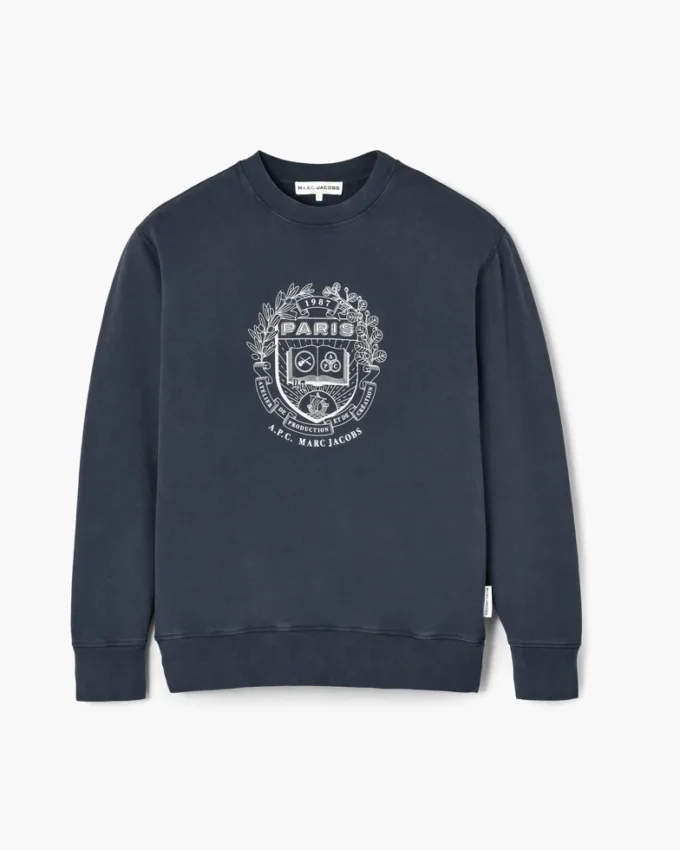 A.P.C. X Marc Jacobs Erkek Paris Crewneck