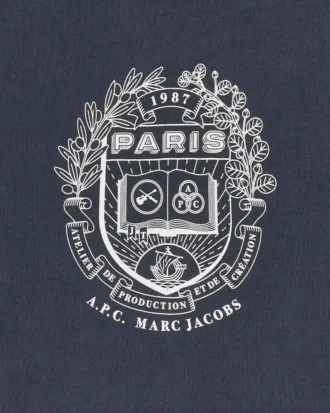A.P.C. X Marc Jacobs Shrunken Paris Crewneck