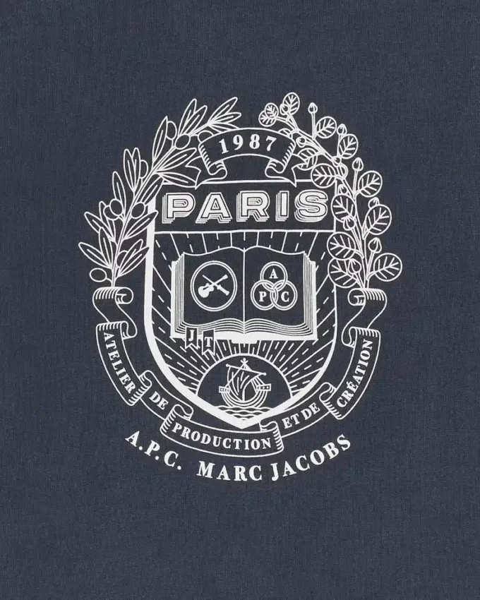 A.P.C. X Marc Jacobs Shrunken Paris Crewneck