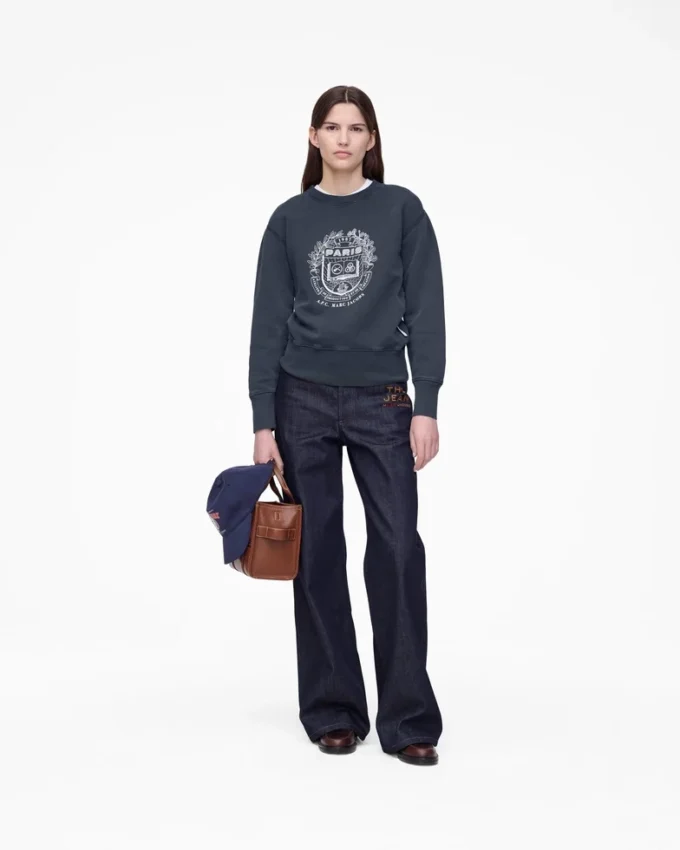 A.P.C. X Marc Jacobs Shrunken Paris Crewneck