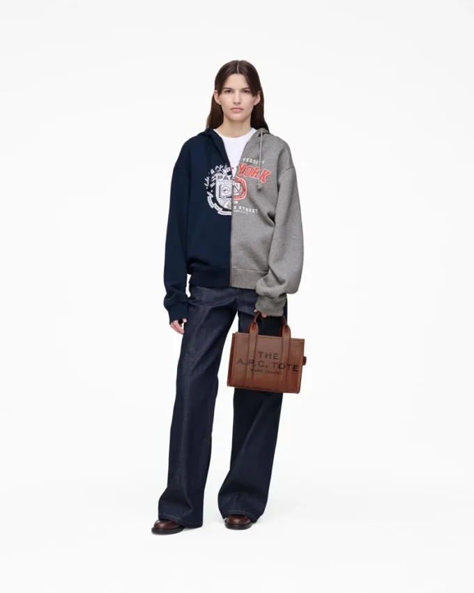 A.P.C. X Marc Jacobs Split Crest Zip-Up Hoodie