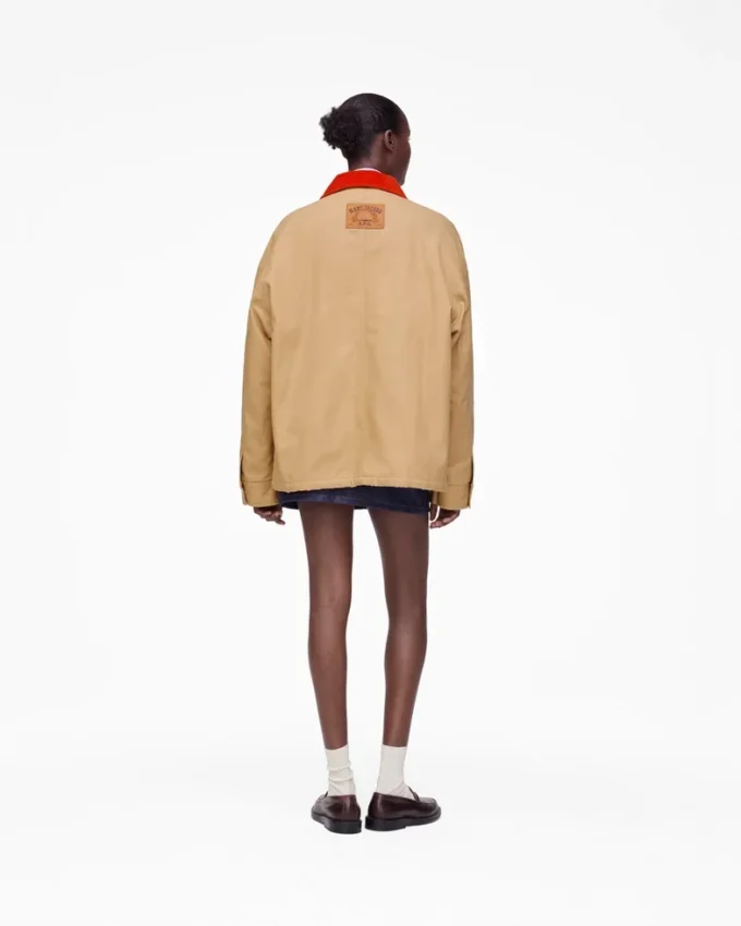 A.P.C. X Marc Jacobs Stoned Canvas Unisex Ceket