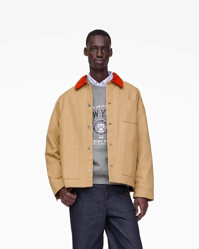A.P.C. X Marc Jacobs Stoned Canvas Unisex Ceket