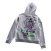 Angry For Love Fermuarlı Kapüşonlu Sweatshirt