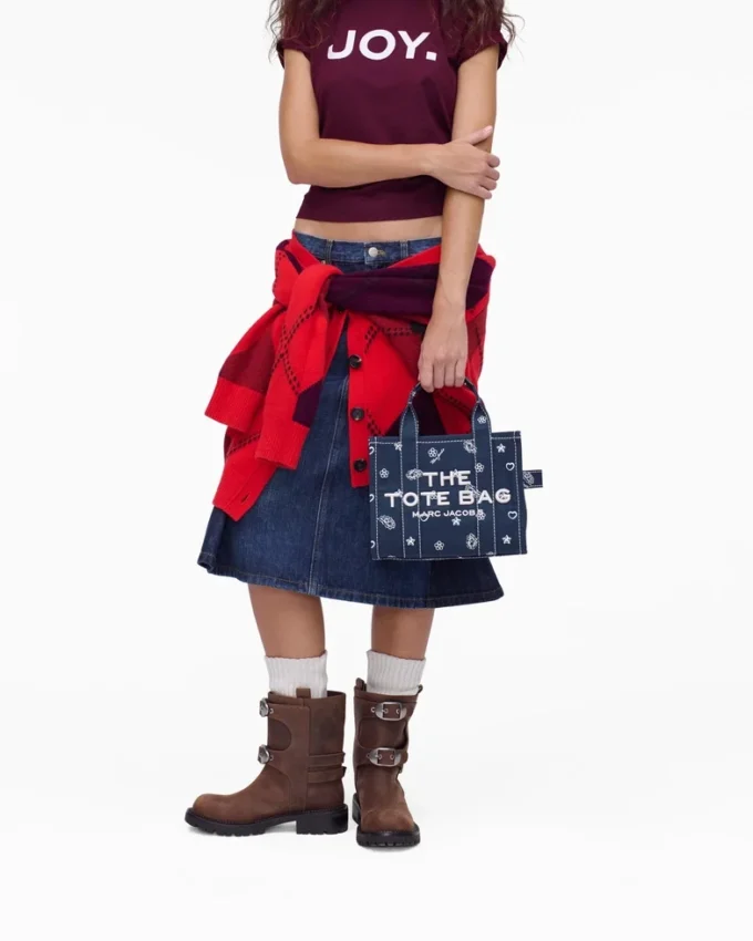 Bandana Kanvas Küçük Tote Bag