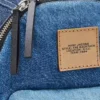 Biker Colorblock Denim Büyük Sırt Çantası