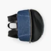 Biker Colorblock Denim Büyük Sırt Çantası
