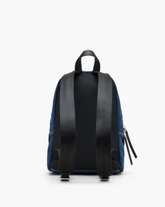 Biker Colorblock Denim Orta Boy Sırt Çantası