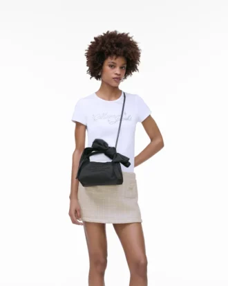 Bow Naylon Mini Sack Bag