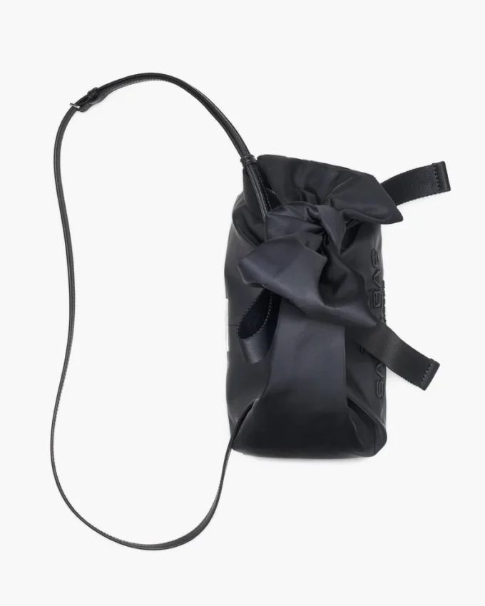 Bow Naylon Mini Sack Bag