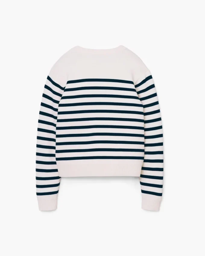 Breton Çizgili Bisiklet Yaka