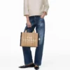 Colorblock Orta Boy Tote Bag