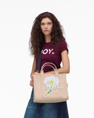 Daisy Script Kanvas Orta Boy Tote Bag