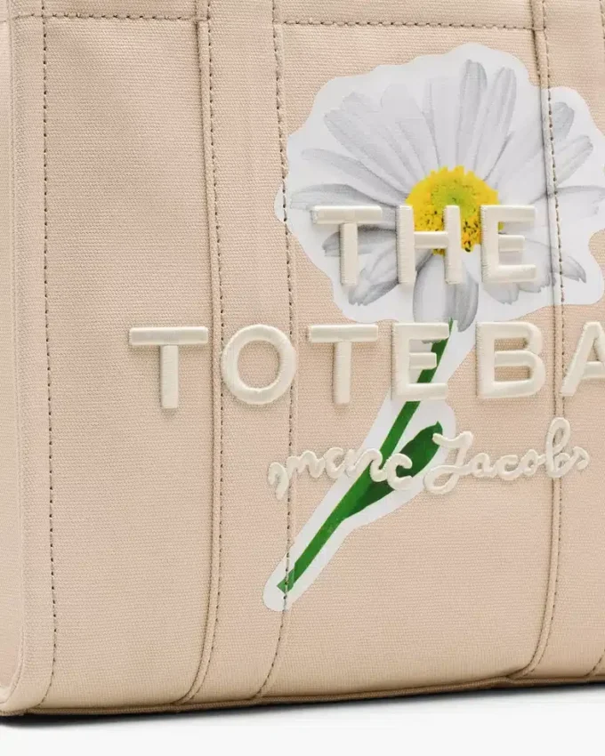 Daisy Script Kanvas Orta Boy Tote Bag Daisy Script Kanvas Orta Boy Tote Bag