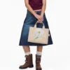Daisy Script Kanvas Orta Boy Tote Bag Daisy Script Kanvas Orta Boy Tote Bag