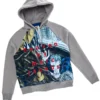 David Rappeneau Fermuarlı Kapüşonlu Sweatshirt