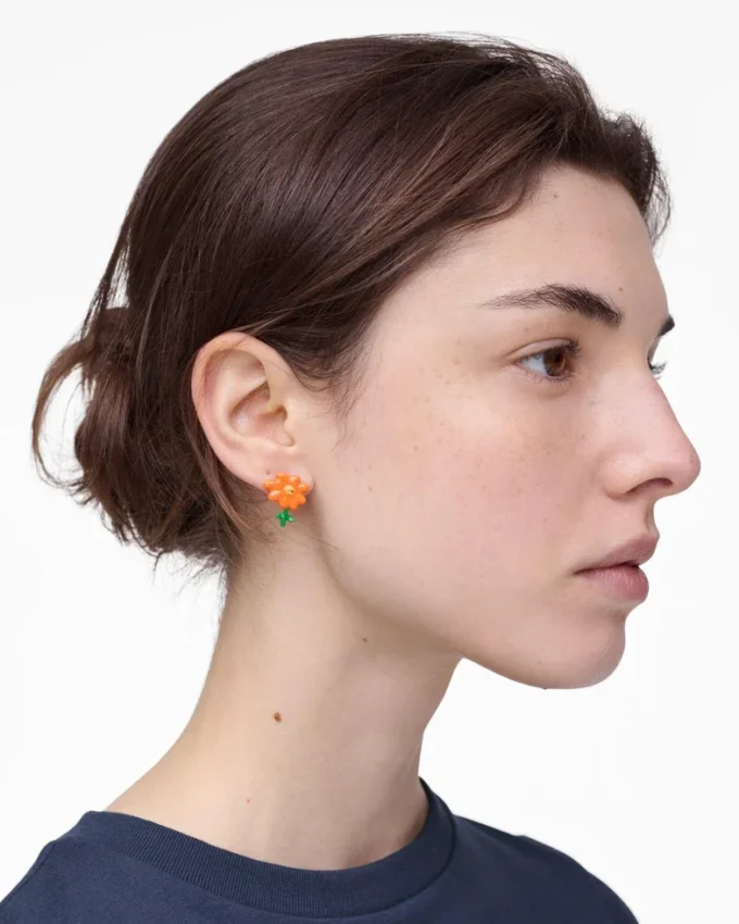 David Shrigley X Marc Jacobs Joy Çiçek Küpe David Shrigley X Marc Jacobs Joy Çiçek Küpe