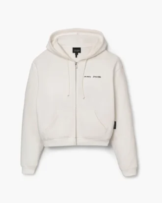 David Shrigley X Marc Jacobs  Joy Of Falling Fermuarlı Kapüşonlu Sweatshirt