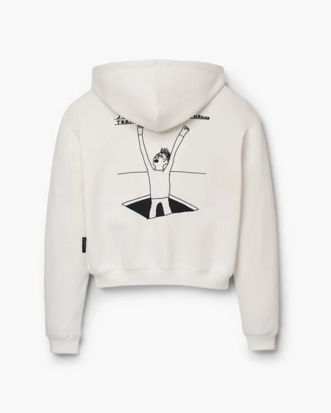 David Shrigley X Marc Jacobs Joy Of Falling Fermuarlı Kapüşonlu Sweatshirt David Shrigley X Marc Jacobs Joy Of Falling Fermuarlı Kapüşonlu Sweatshirt