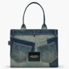 Deconstructed Denim Büyük Tote Bag Deconstructed Denim Büyük Tote Bag