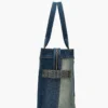 Deconstructed Denim Büyük Tote Bag Deconstructed Denim Büyük Tote Bag
