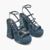 Deconstructed Denim Kiki Platform Sandalet Deconstructed Denim Kiki Platform Sandalet