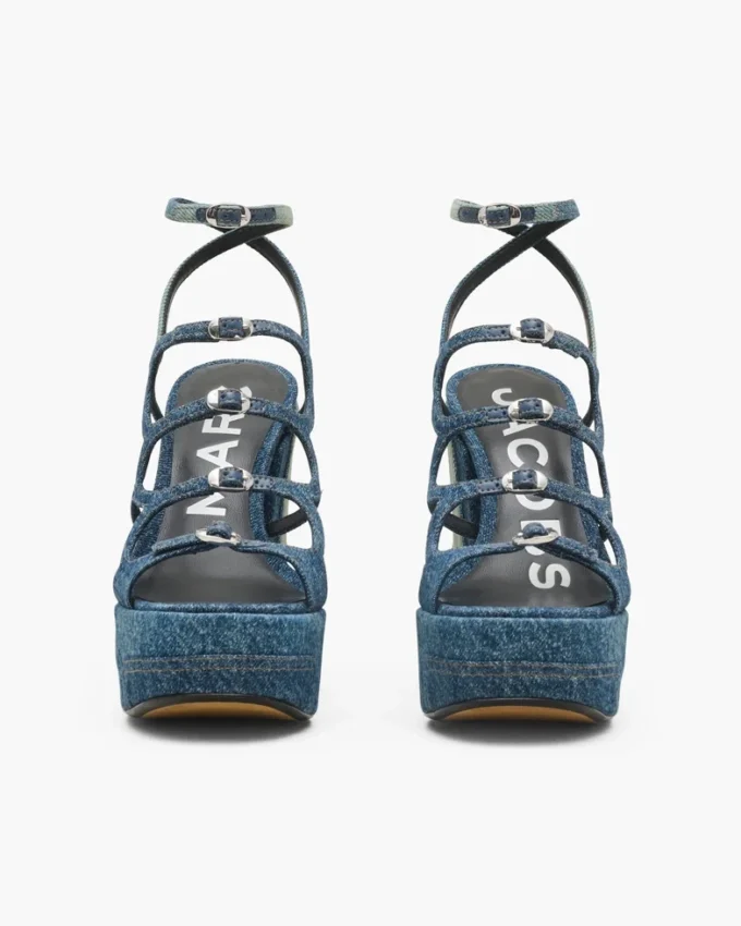 Deconstructed Denim Kiki Platform Sandalet Deconstructed Denim Kiki Platform Sandalet