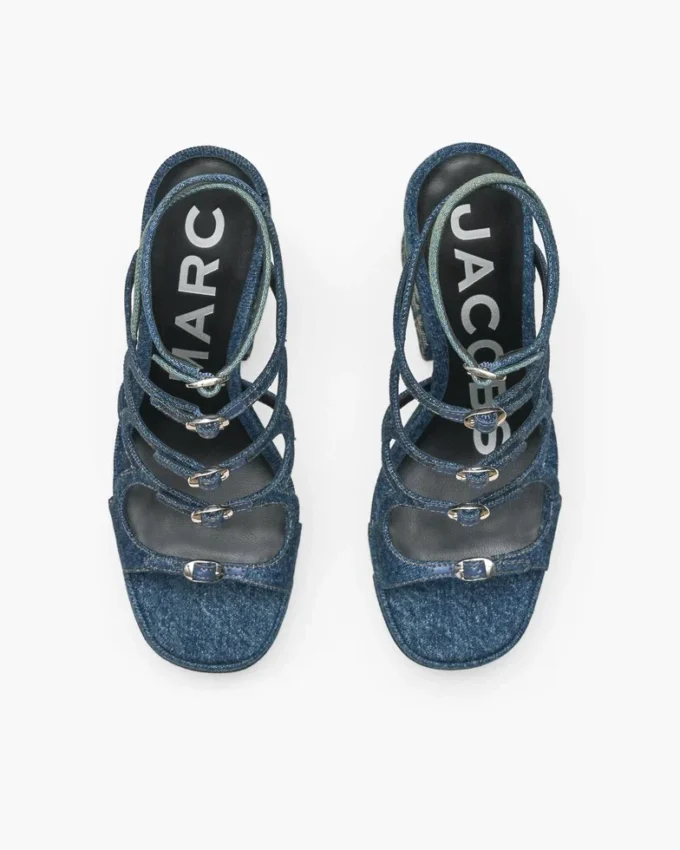 Deconstructed Denim Kiki Platform Sandalet Deconstructed Denim Kiki Platform Sandalet