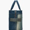 Deconstructed Denim Orta Boy Tote Bag Deconstructed Denim Orta Boy Tote Bag