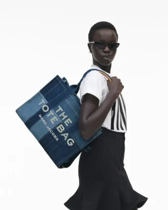 Denim Büyük Tote Bag