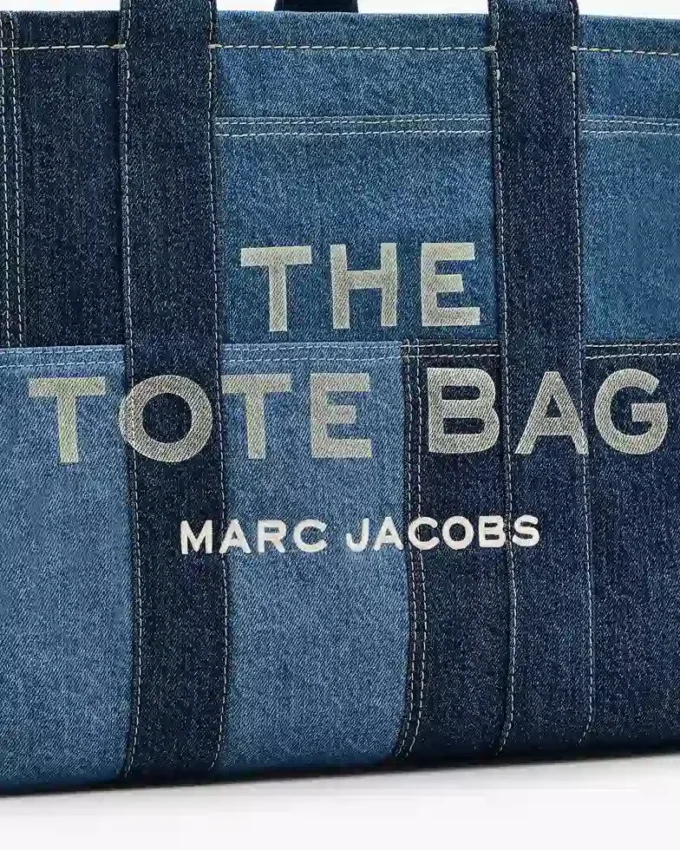 Denim Büyük Tote Bag