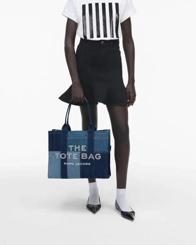 Denim Büyük Tote Bag