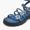 Denim Daisy Gladyatör Sandalet