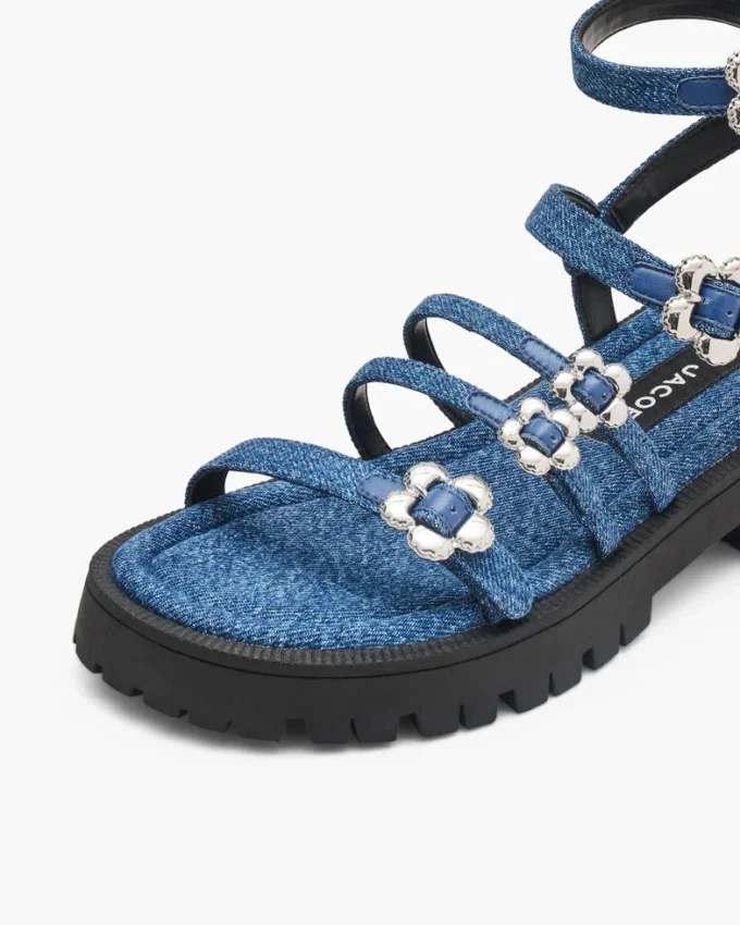 Denim Daisy Gladyatör Sandalet