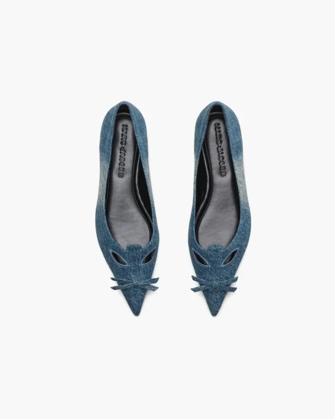 Denim Kat Balerin Ayakkabısı Denim Kat Balerin Ayakkabısı
