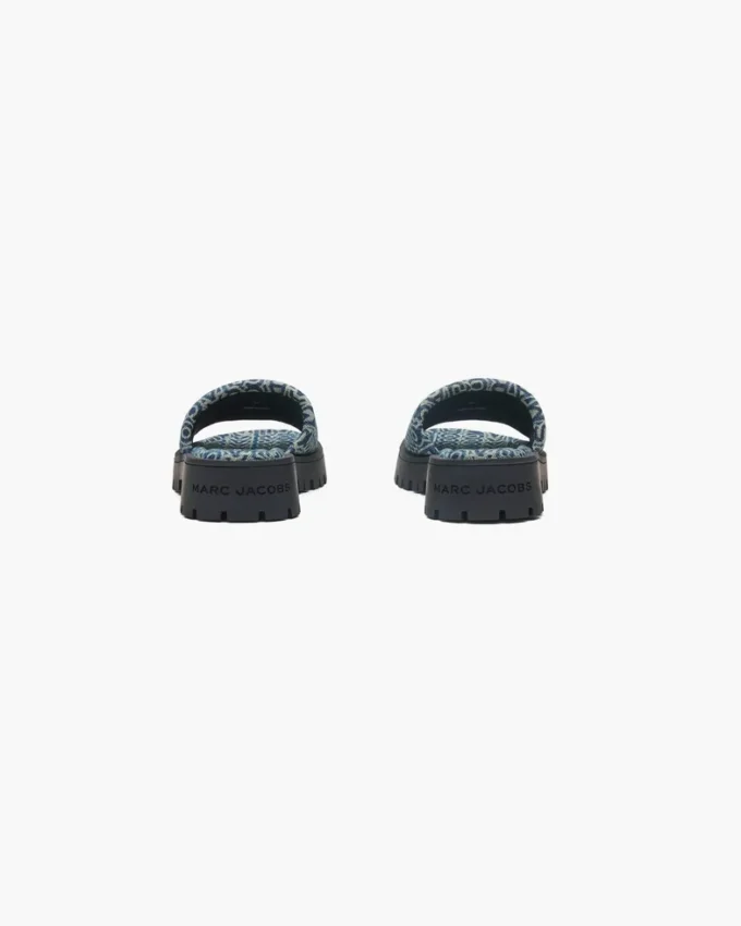 Denim Monogram Lug Sole Slide Denim Monogram Lug Sole Slide