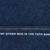Denim Zincirli Mini Çanta Denim Zincirli Mini Çanta