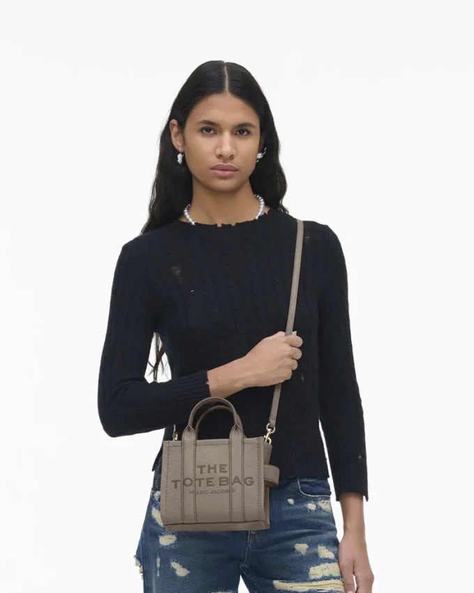 Deri Çapraz Askılı Tote Bag Deri Çapraz Askılı Tote Bag