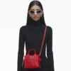 Deri Çapraz Askılı Tote Bag Deri Çapraz Askılı Tote Bag