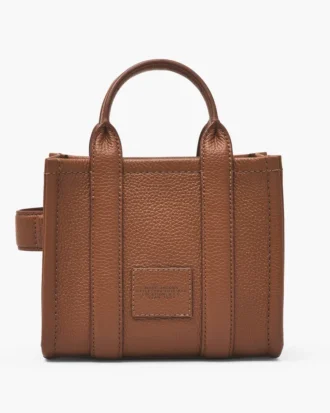 Deri Çapraz Askılı Tote Bag