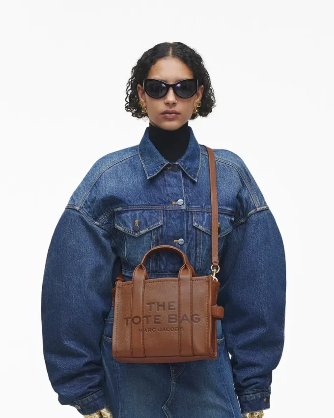 Deri Küçük Tote Bag
