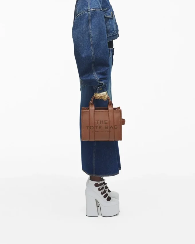 Deri Küçük Tote Bag