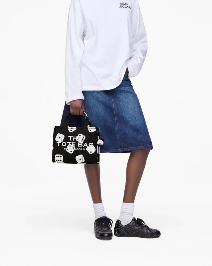 Derrick Adams X Marc Jacobs Kanvas Küçük Tote Bag Derrick Adams X Marc Jacobs Kanvas Küçük Tote Bag