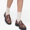 Distressed Deri Frankie Loafer Distressed Deri Frankie Loafer