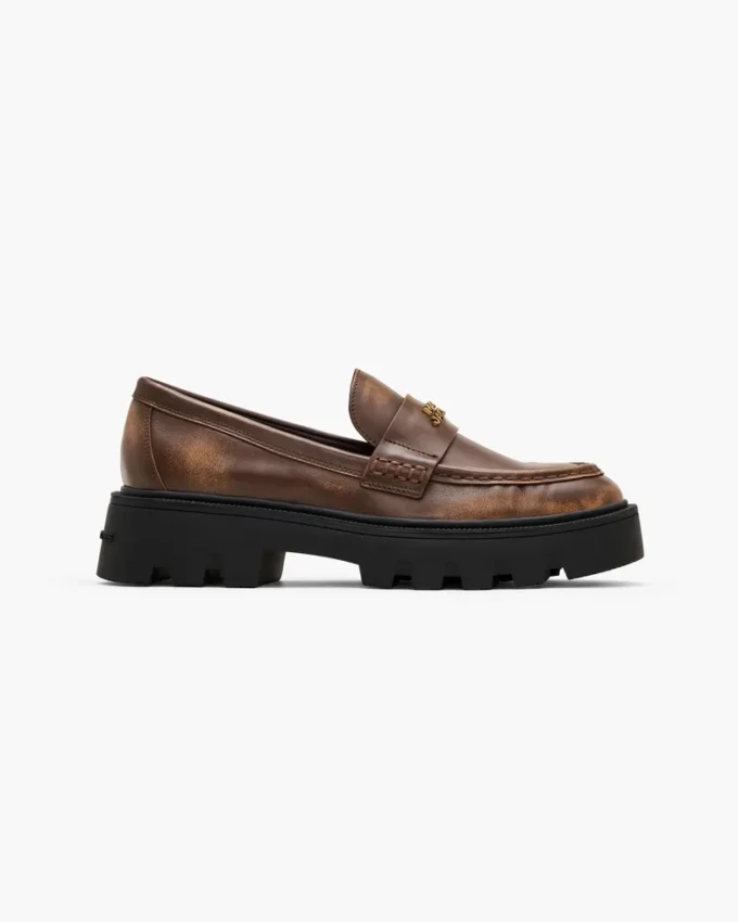 Distressed Deri Frankie Loafer Distressed Deri Frankie Loafer