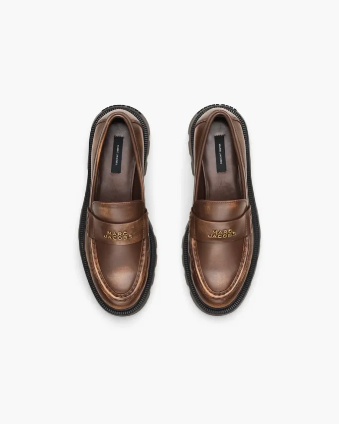 Distressed Deri Frankie Loafer Distressed Deri Frankie Loafer