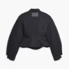 Fluted Denim Ceket